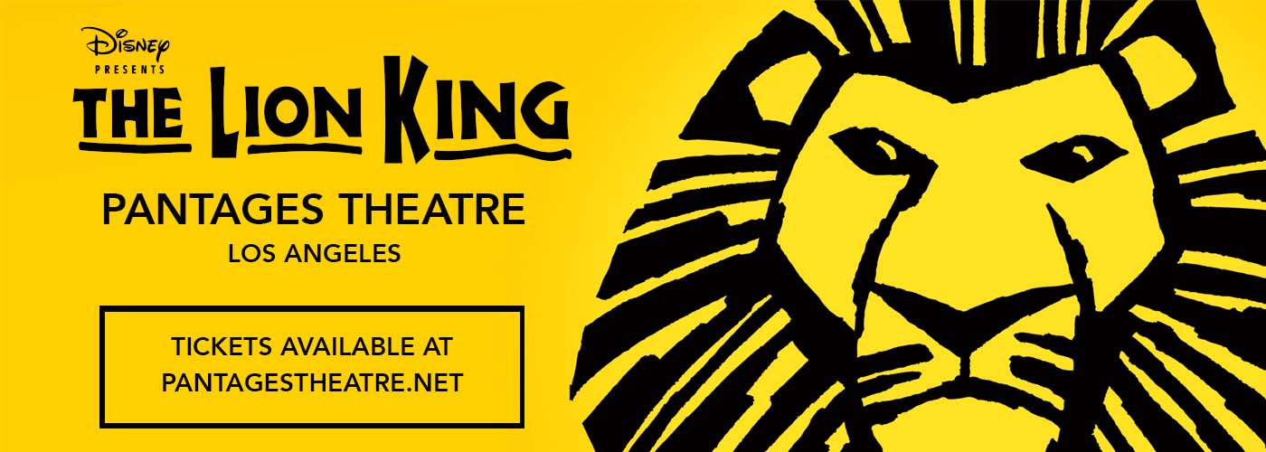 pantages theatre Lion King