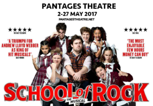 school of rock musical tour pantages theatre