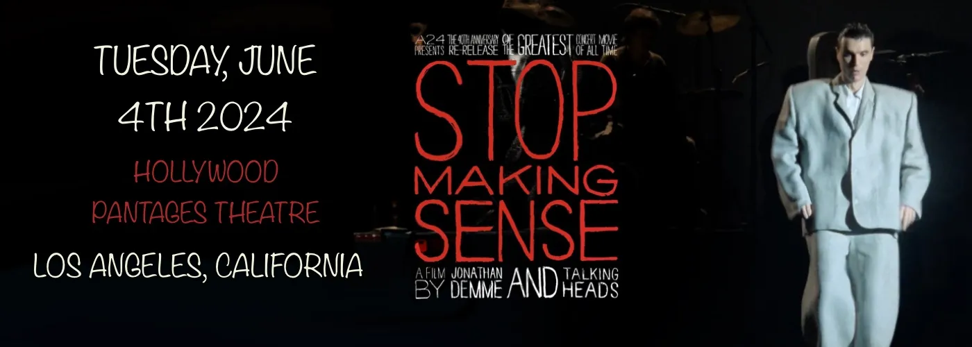 Stop Making Sense