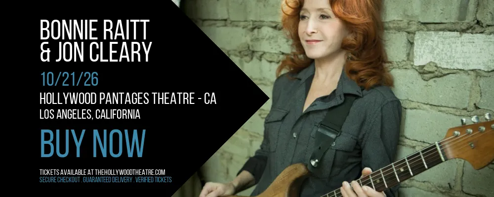 Bonnie Raitt & Jon Cleary at Hollywood Pantages Theatre - CA